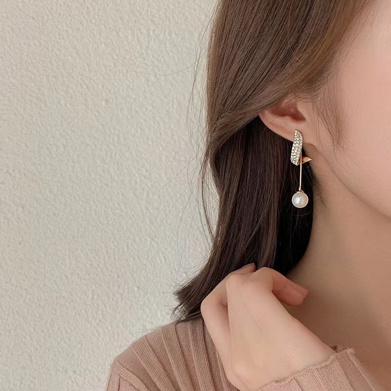 Gilded Drop Earring