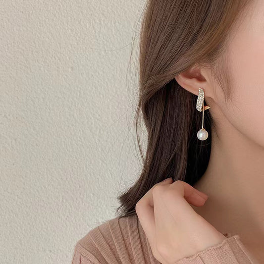 Gilded Drop Earring